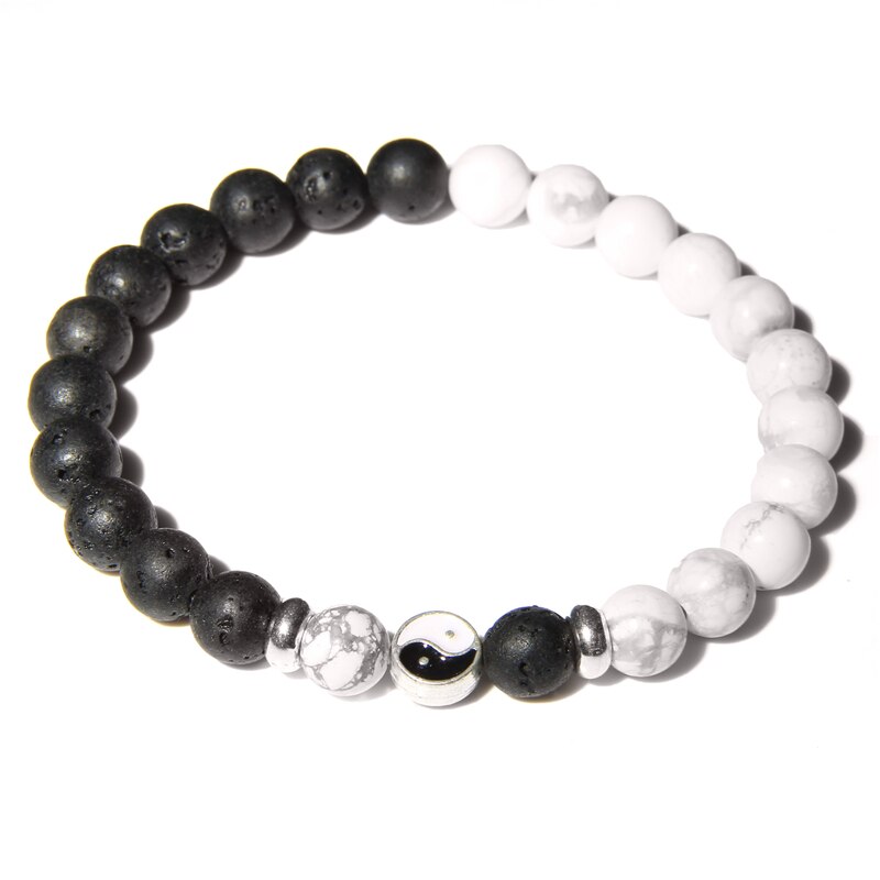 BRACELET PIERRE : YIN YANG