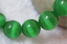 Charger l&#39;image dans la galerie, BRACELET BOULES DE PIERRE OPALE VERTE NATURELLE
